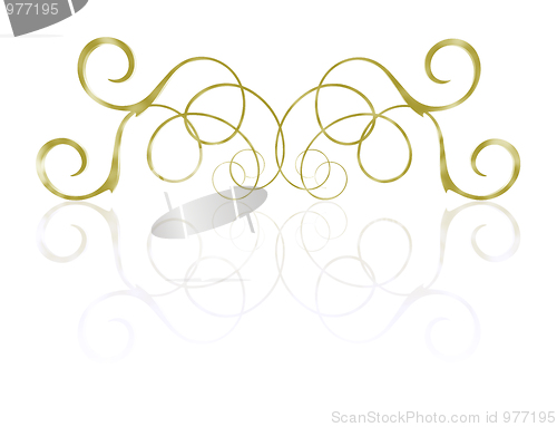 Image of Golden ornament