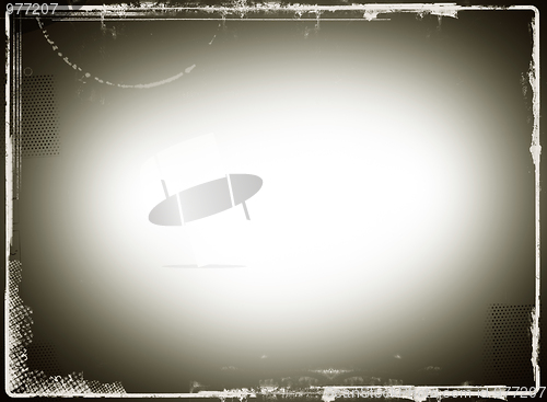 Image of Grunge border and background