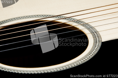 Image of An acoustic guitar