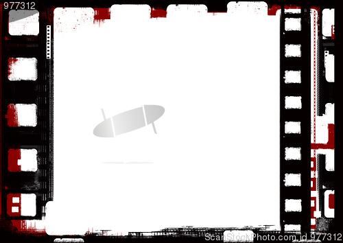 Image of Grunge film frame