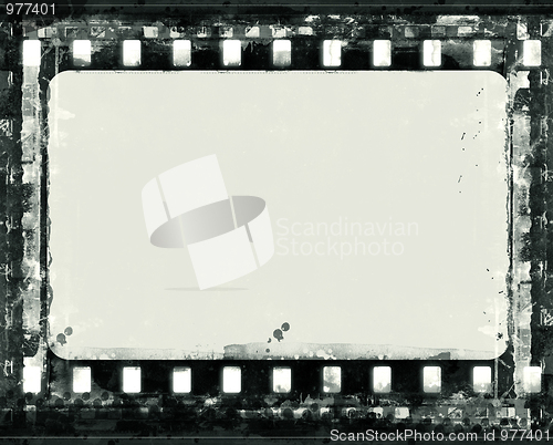 Image of Grunge film frame