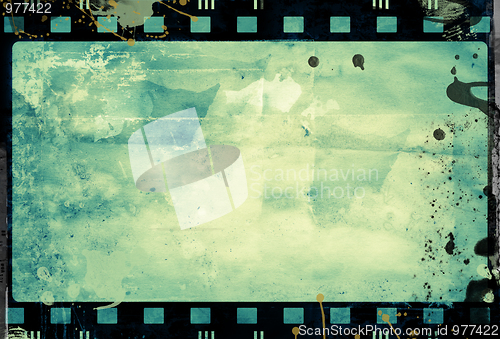 Image of Grunge film frame