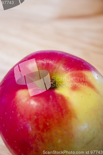 Image of Close up on a Red Apple