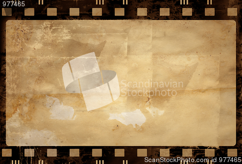 Image of Grunge film frame