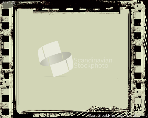 Image of Grunge film frame