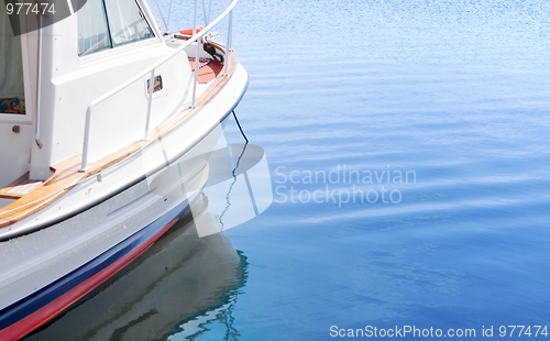 Image of White boat