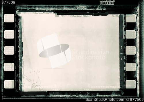 Image of Grunge film frame