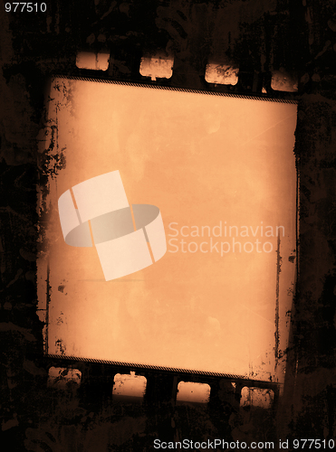Image of Grunge film frame