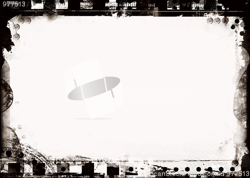 Image of Grunge film frame