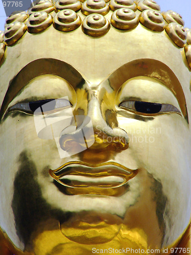 Image of Buddha's face