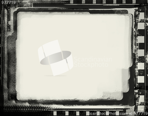 Image of Grunge film frame