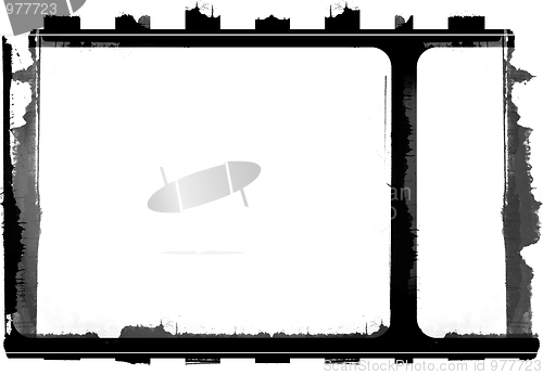 Image of Grunge film frame
