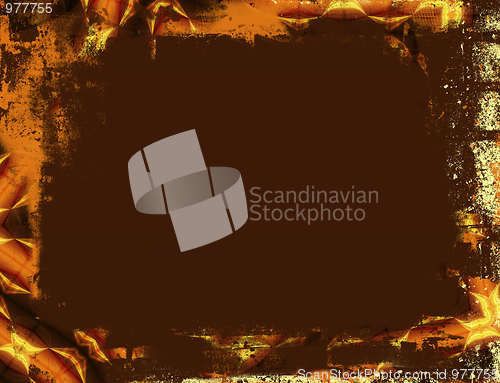 Image of Grunge border and background