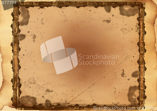 Image of Grunge border and background