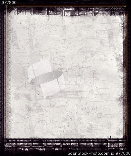Image of Grunge border and background