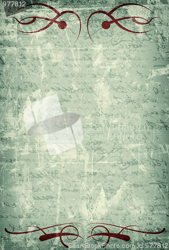 Image of Grunge border and background