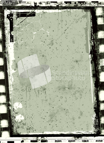 Image of Grunge film frame