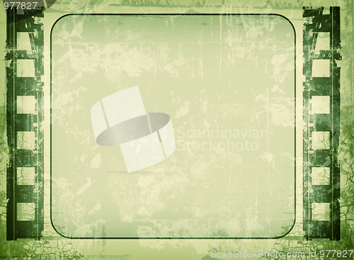 Image of Grunge film frame