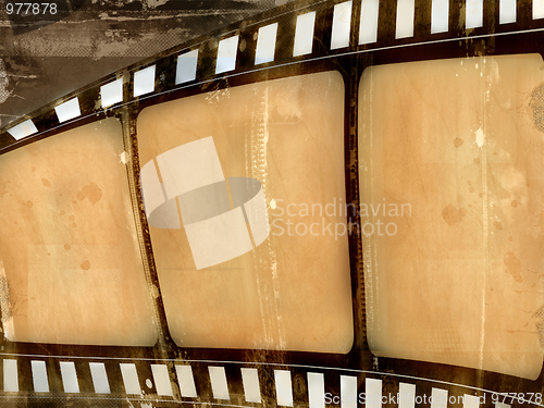 Image of Grunge film frame