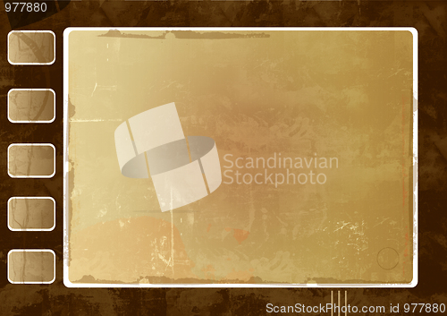Image of Grunge film frame