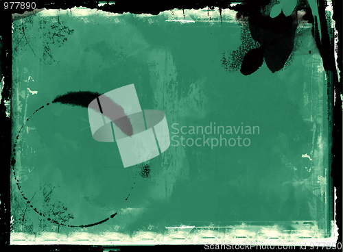 Image of Grunge border and background