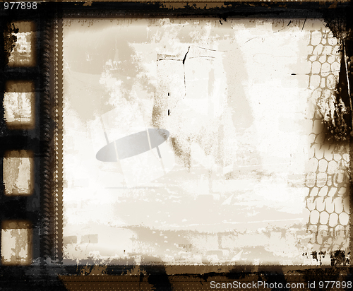 Image of Grunge film frame