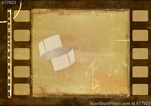 Image of Grunge film frame