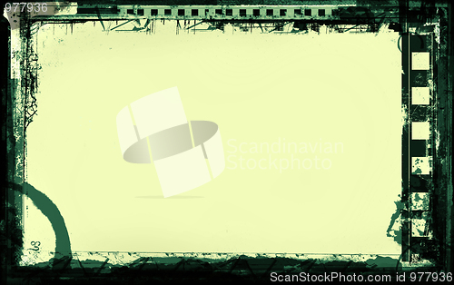 Image of Grunge film frame