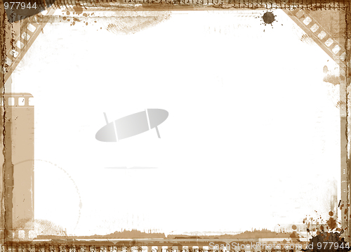 Image of Grunge film frame