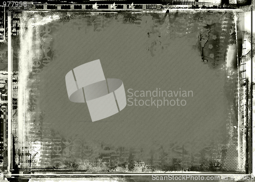 Image of Grunge border and background