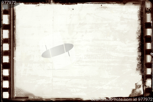 Image of Grunge film frame