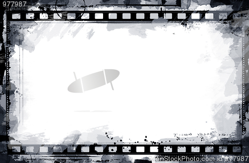 Image of Grunge film frame