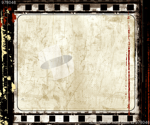 Image of Grunge film frame