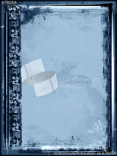 Image of Grunge border and background