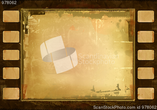 Image of Grunge film frame