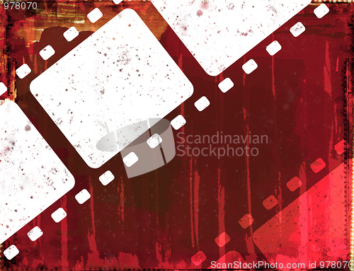 Image of Grunge film frame