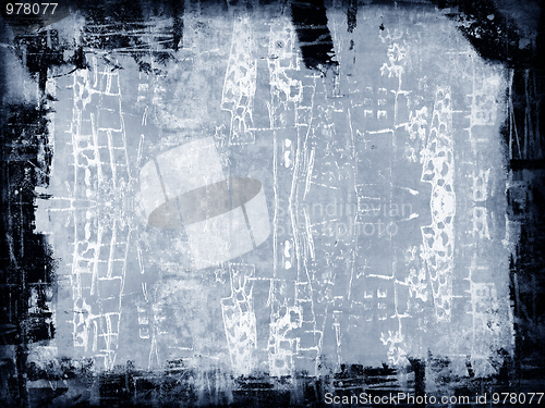 Image of Grunge border and background
