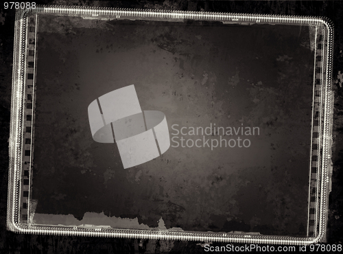 Image of Grunge film frame