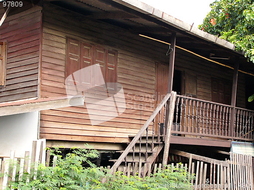 Image of Wooden Thai house