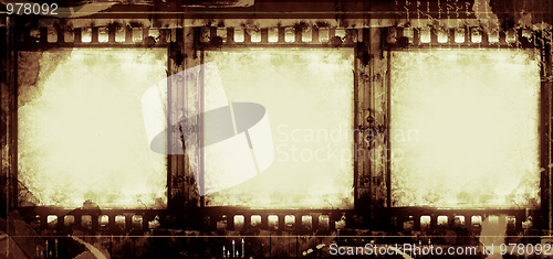 Image of Grunge film frame