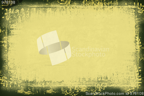 Image of Grunge border and background