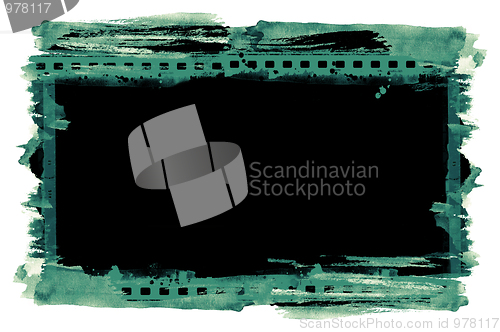 Image of Grunge film frame