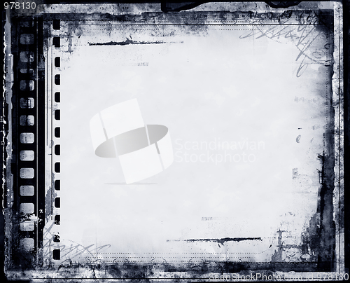 Image of Grunge film frame