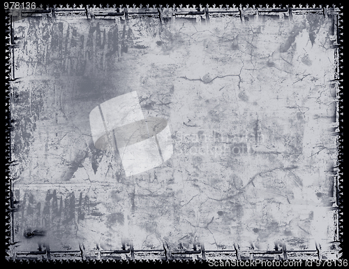 Image of Grunge border and background