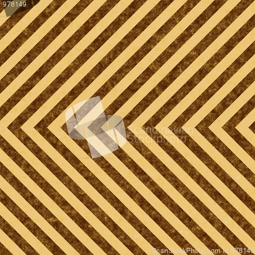 Image of Grungy Brown Hazard Stripes