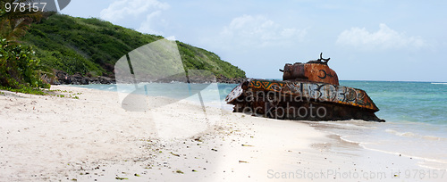 Image of Flamenco Beach Army Tank