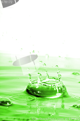 Image of Green Water Splash