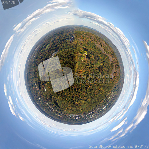 Image of Mini Planet New England Panorama