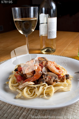 Image of Shrimp Scampi with Linguine