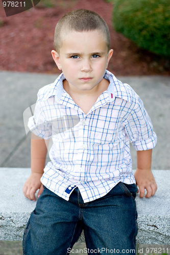Image of Little Boy By Himself
